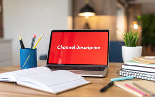 Crafting the Perfect Description YouTube Channel