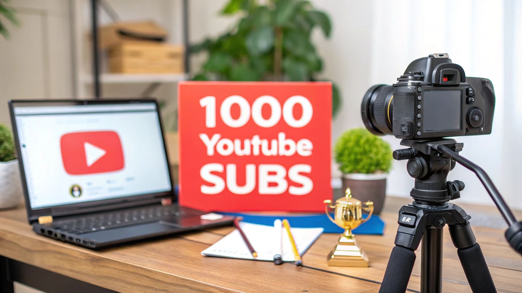 Illustration for How to Reach 1000 Subs YouTube — Easy Growth Tips