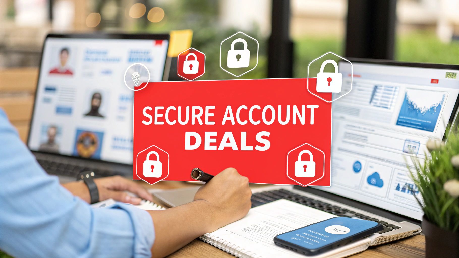 Illustration for Account Selling Sites: A Guide to Vet account selling sites Safely