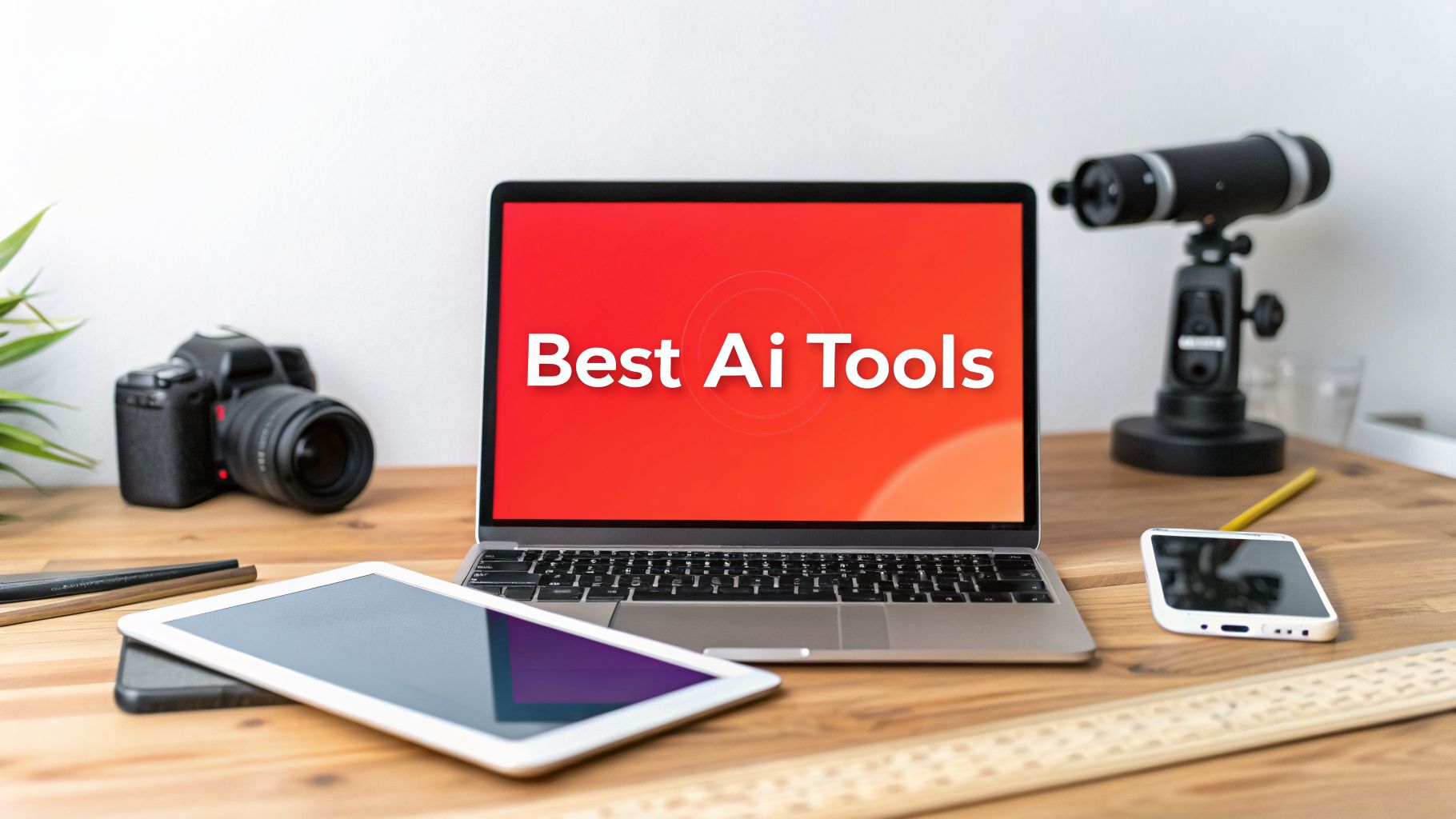 Illustration for The 12 Best AI Tools for Content Creators in 2026