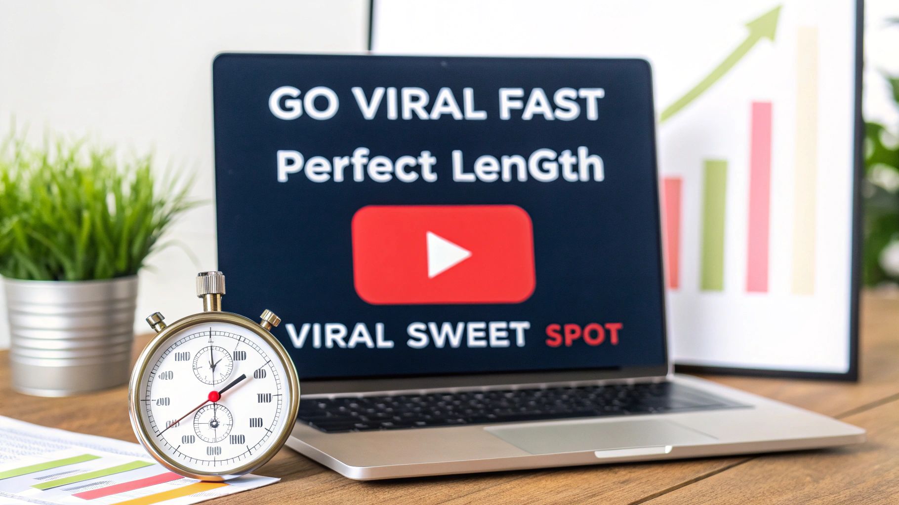 Illustration for The Best Length for YouTube Videos to Go Viral