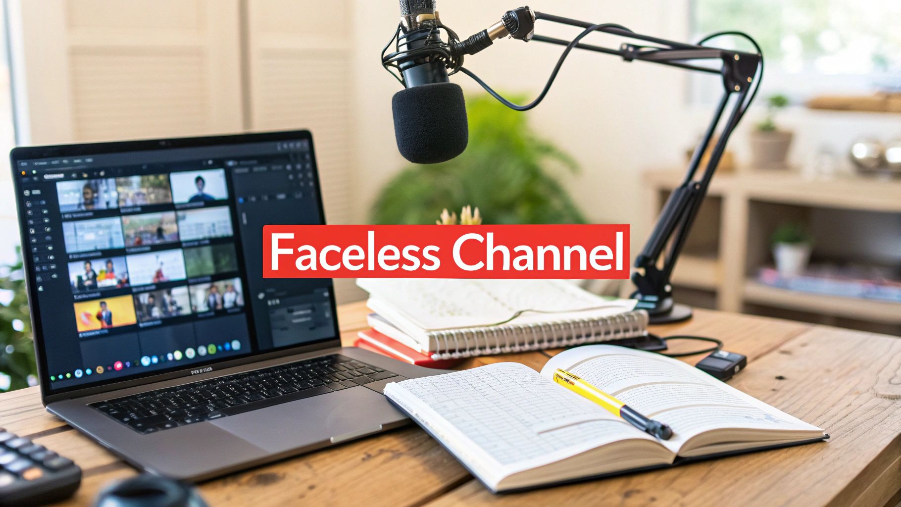 Illustration for Creating a Faceless YouTube Channel: Tips for Success