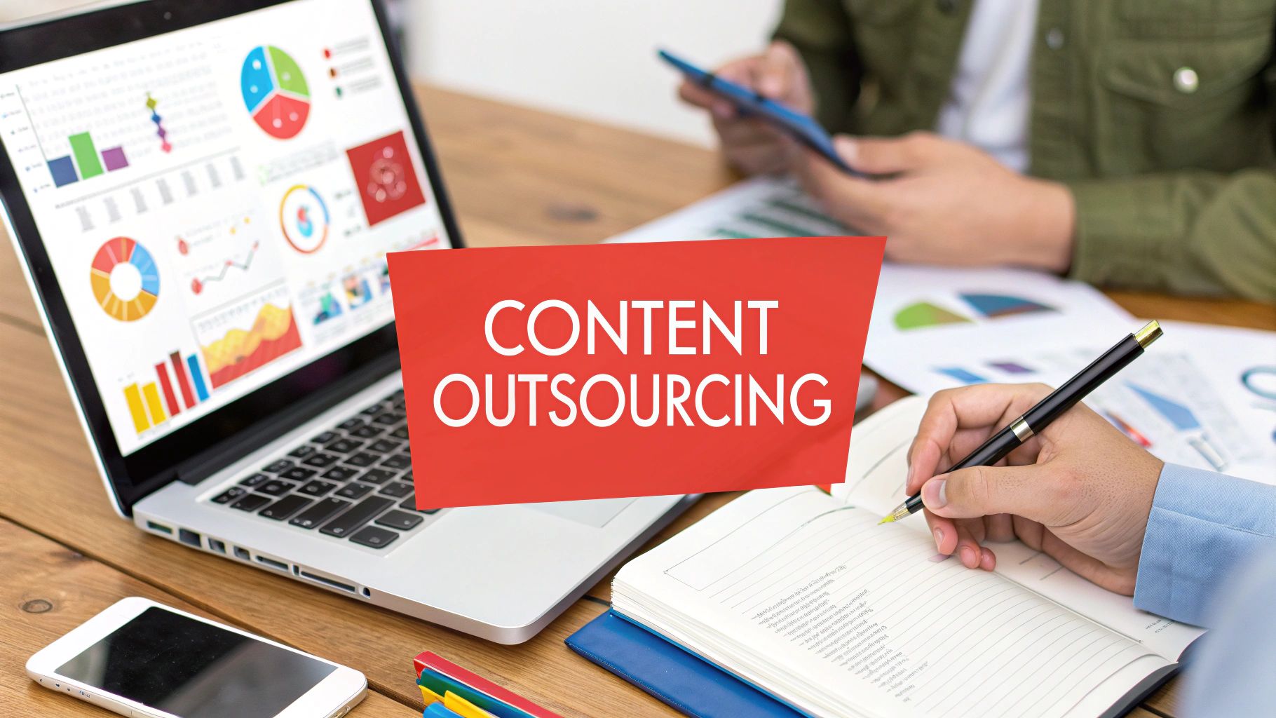 Illustration for Effective Outsourcing Content Creation Strategies