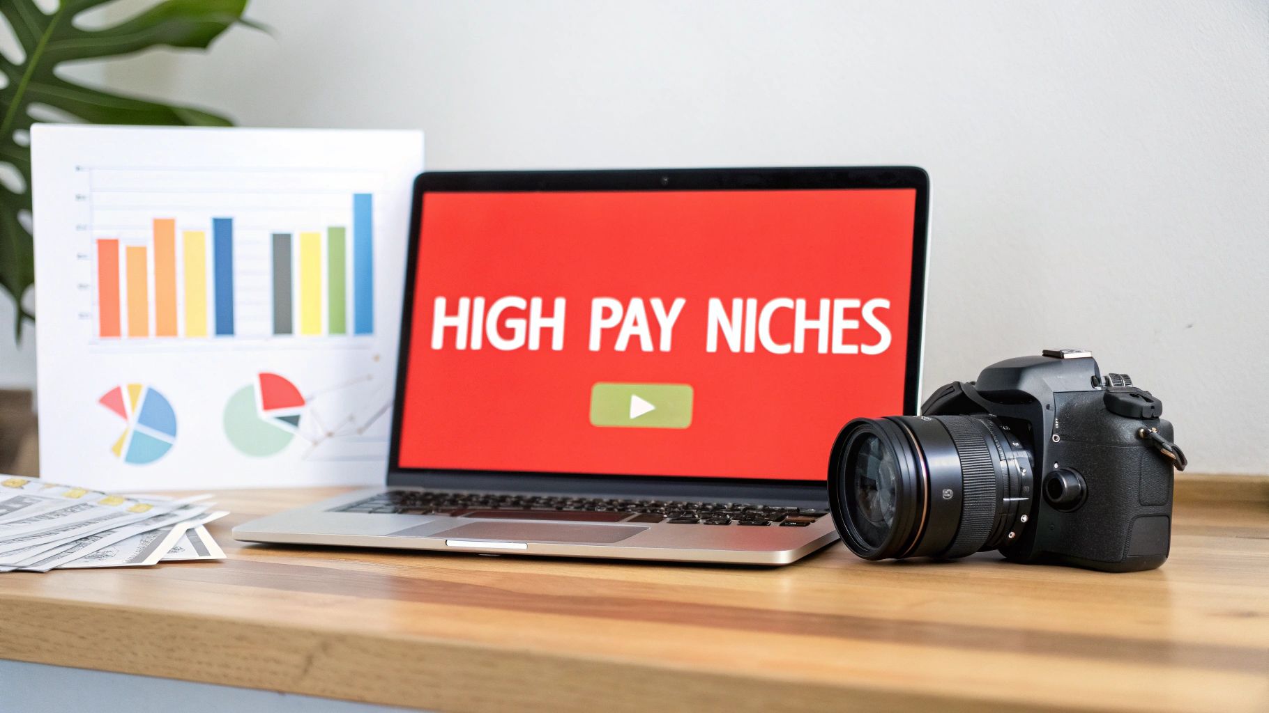 Illustration for 7 High Paying Niches on YouTube to Start in 2025