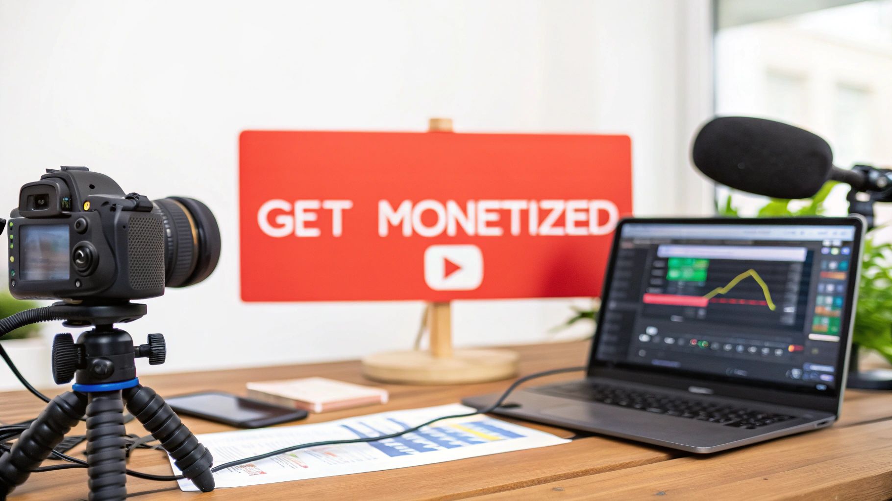 Illustration for How to Get Monetized on YouTube: Requirements and Application Checklist