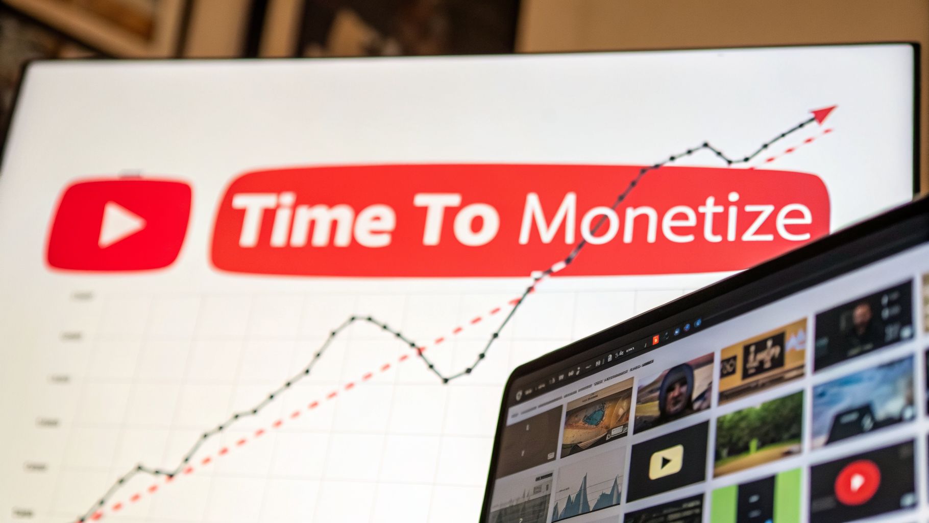 Illustration for How long does it take to monetize a youtube channel: How Lon