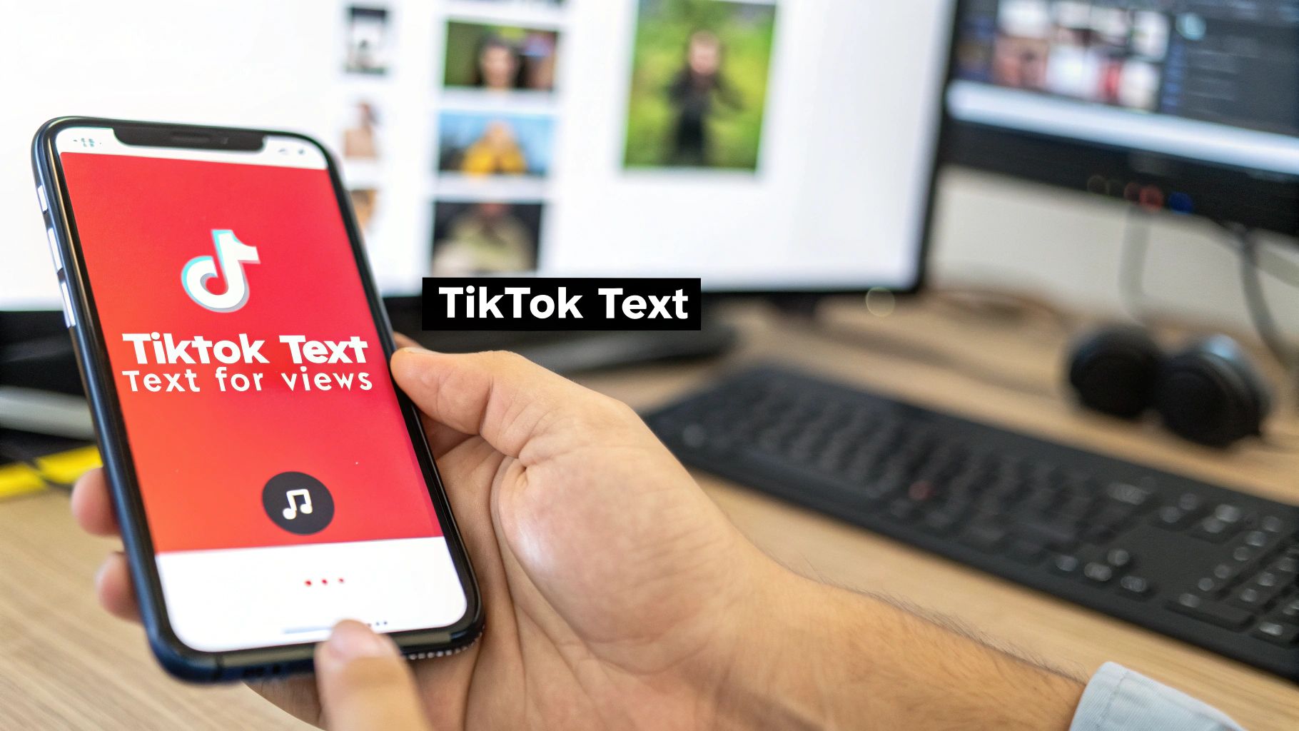 Illustration for How to Add Text to TikTok for Viral Videos