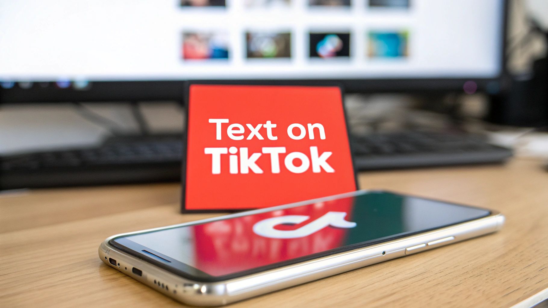 Illustration for How to Add Text to TikTok Videos A Creator's Guide