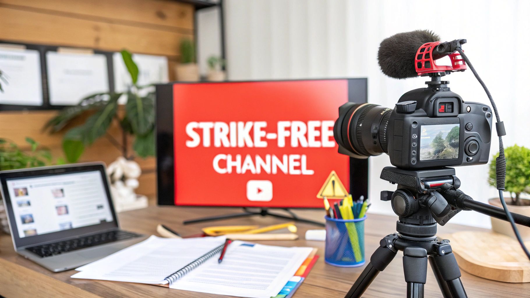 Illustration for How to Avoid Copyright Strikes on YouTube A Creator's Guide