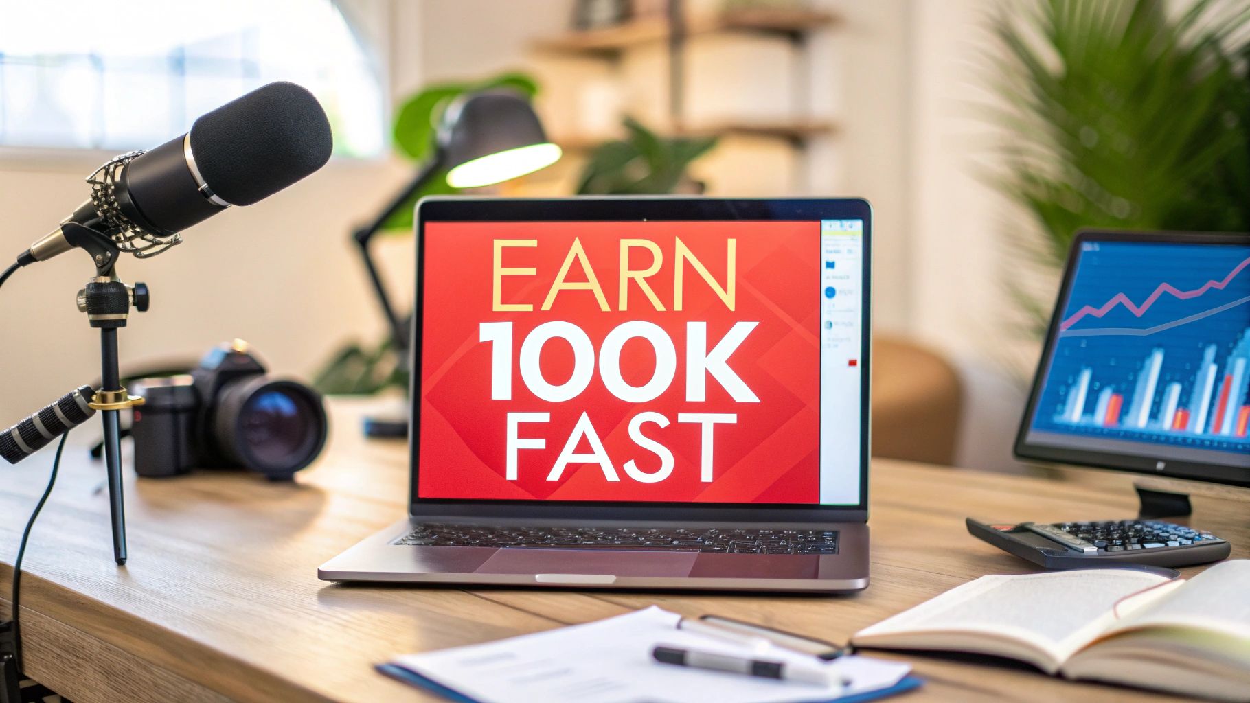 Illustration for How to Earn 100k Fast a Realistic Creator Guide