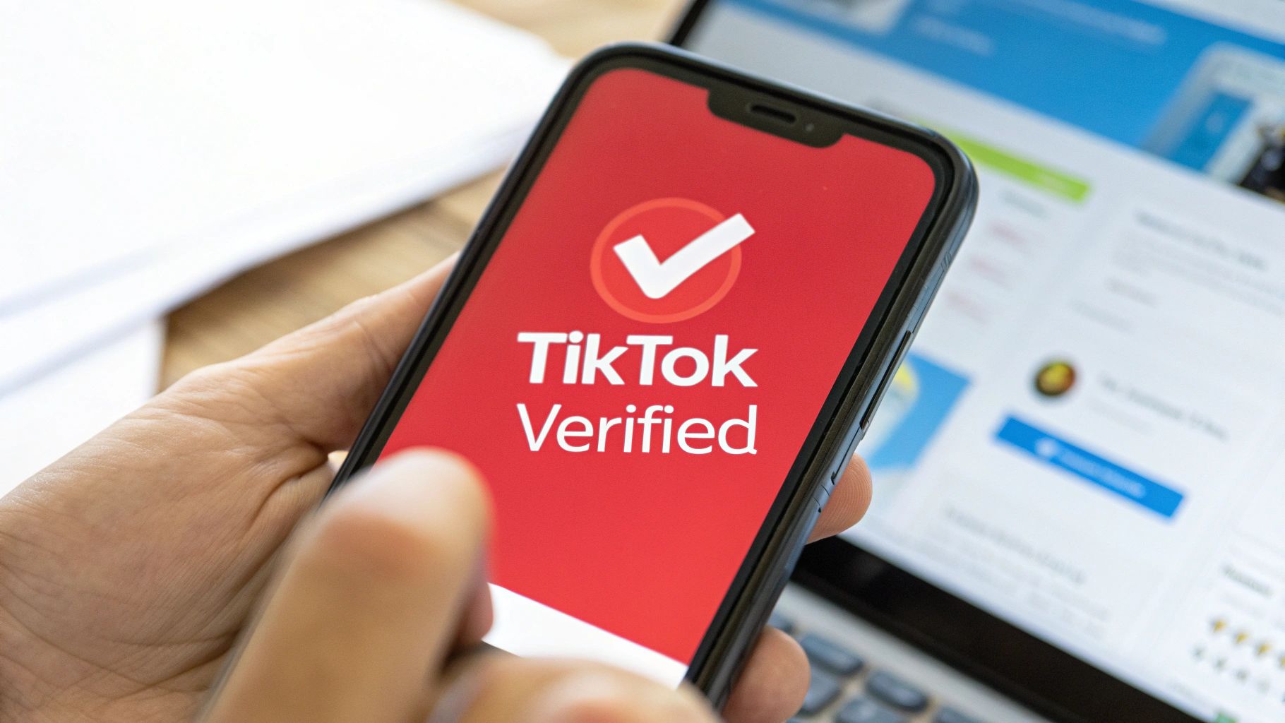 Illustration for How to Get a Blue Checkmark on TikTok an Insider's Guide