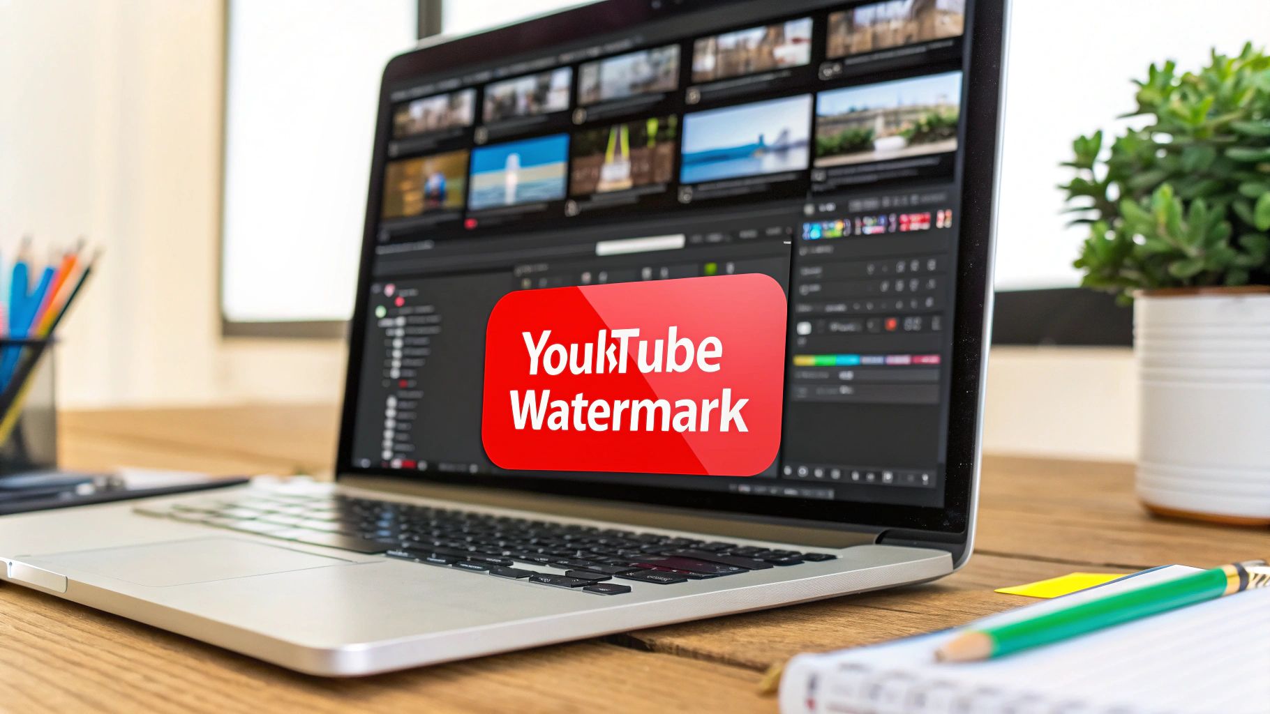 Illustration for How to Make a Watermark for YouTube From Start to Finish