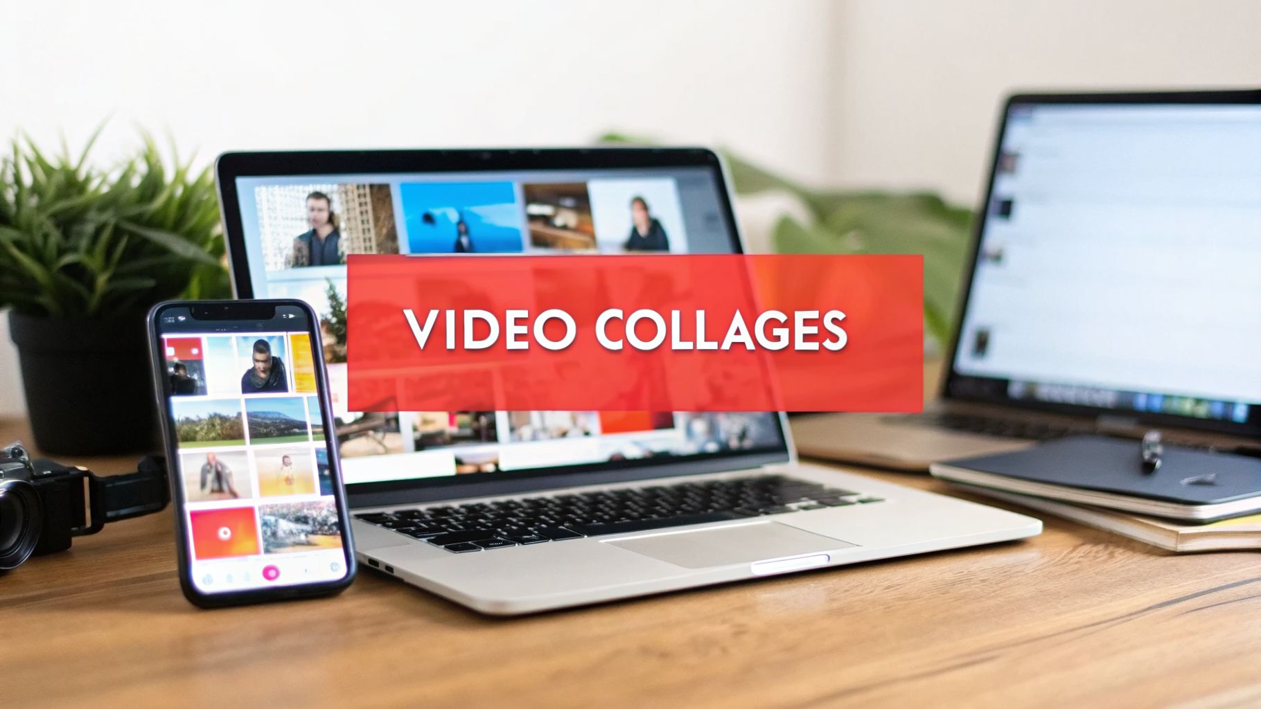 Illustration for How to Make Video Collages on Instagram A Modern Creator's Guide