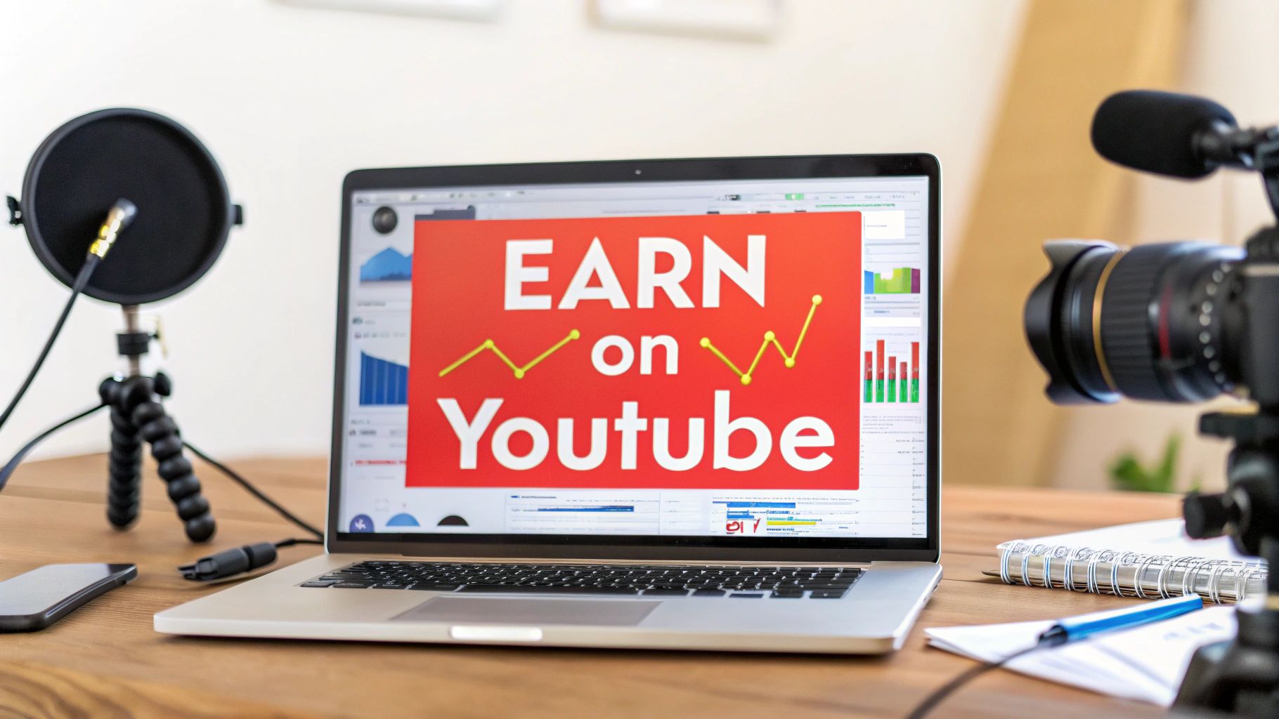 Illustration for How To Monetize My YouTube Channel: Creator's Success Guide