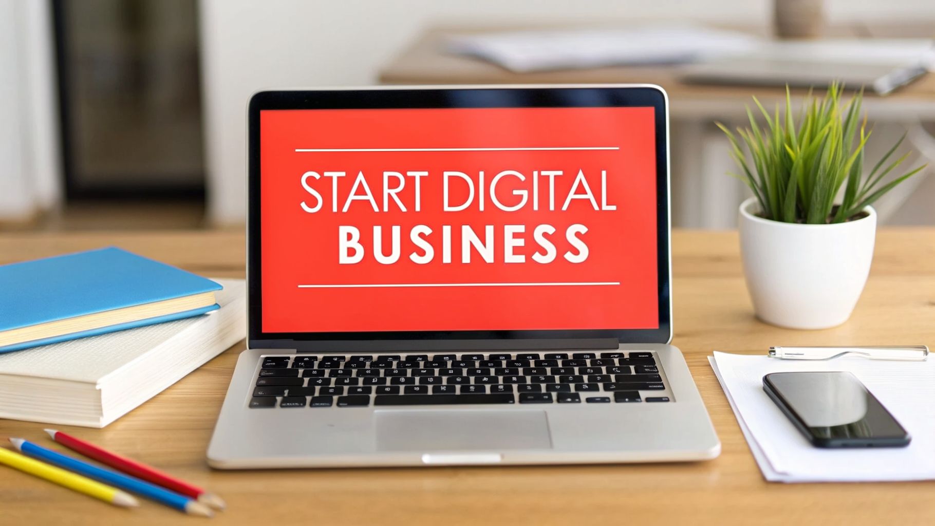 Illustration for How to Start a Digital Business A Creator's Launch Guide