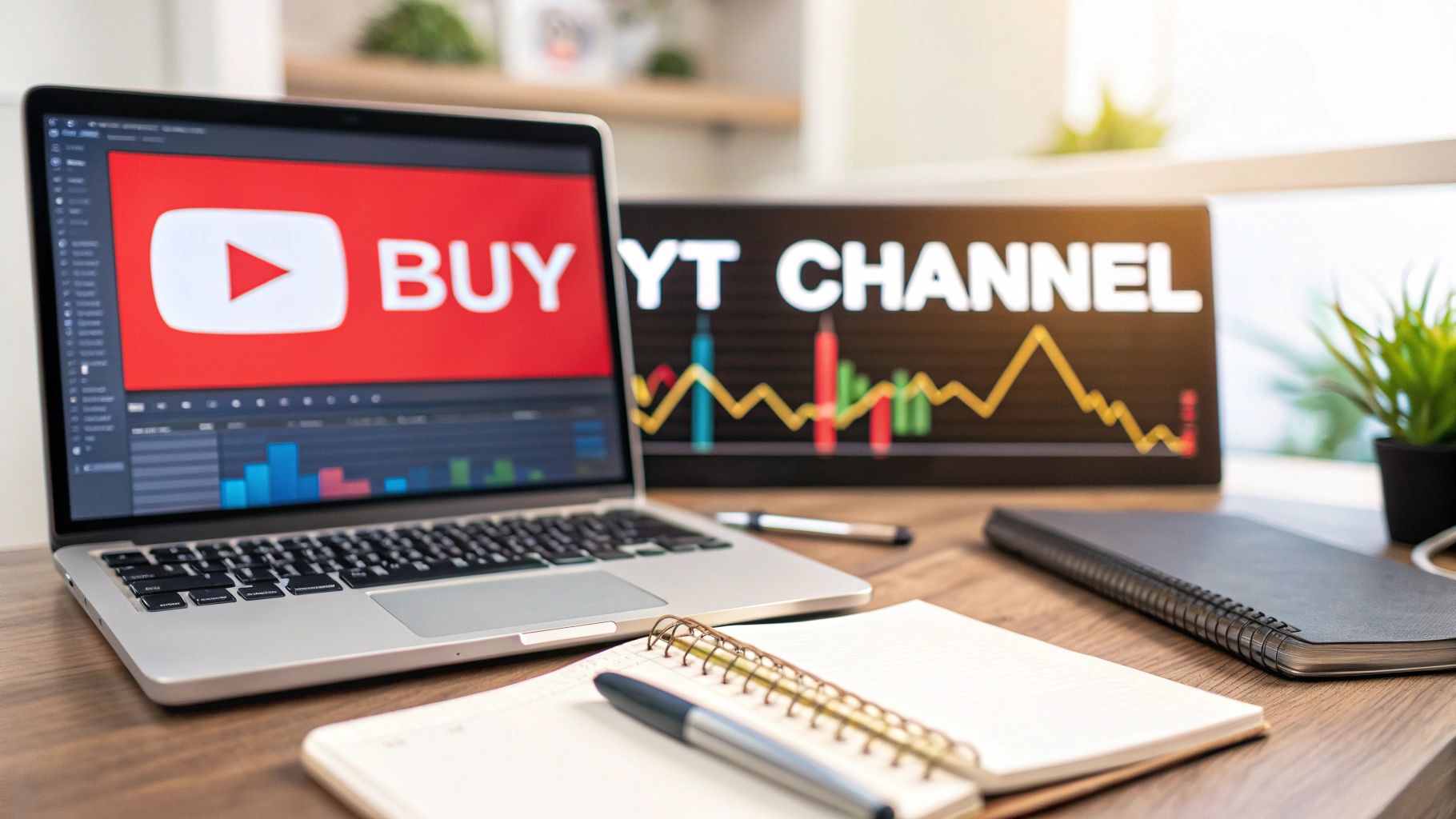 Illustration for Top Sites to Buy a Monetized YouTube Channel for Sale in 2025