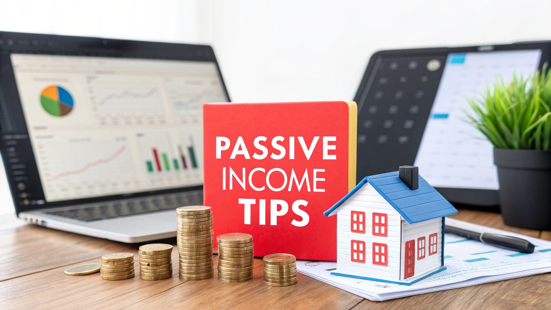 Illustration for 7 passive income ideas for beginners that actually work