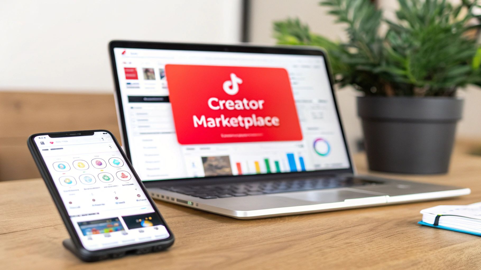 Illustration for A Guide to the TikTok Creator Marketplace