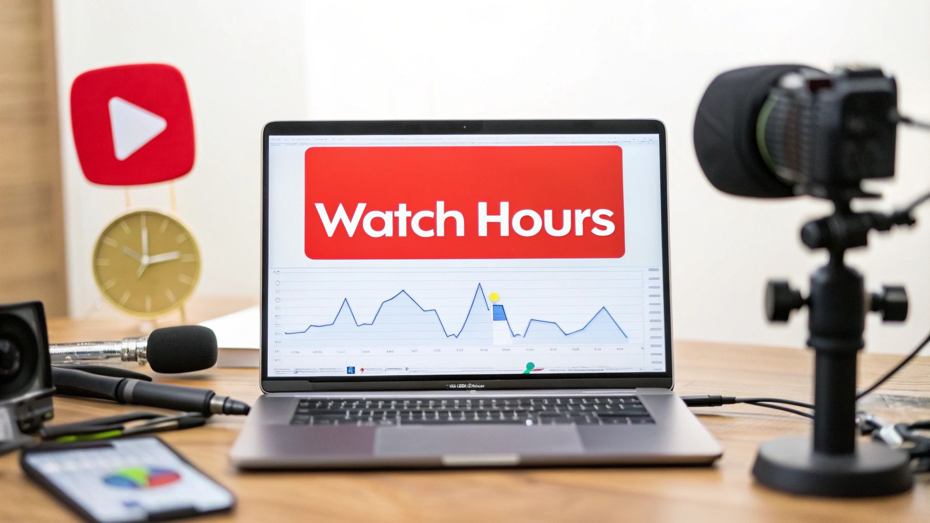 Illustration for what are watch hours on youtube: Boost Your Channel Growth