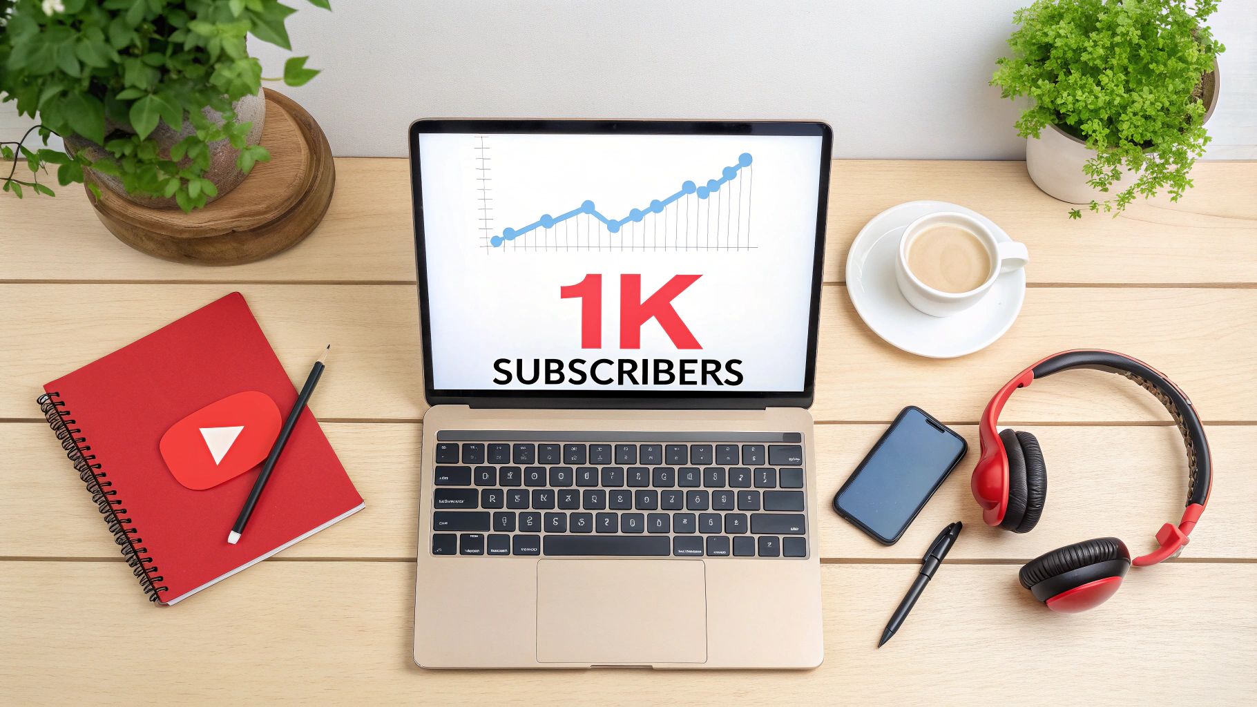 Illustration for youtube 1000 subscribers: A Quick Growth Guide