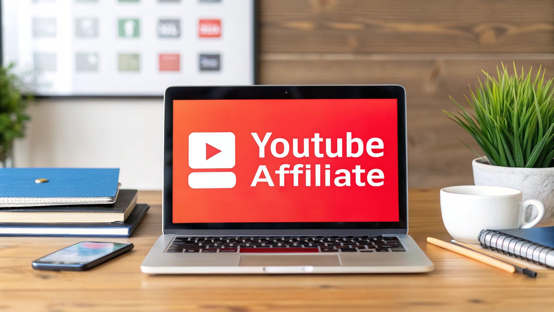 Illustration for YouTube Affiliate Marketing Program Guide