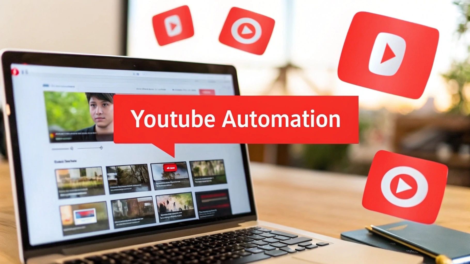 Illustration for 10 Profitable YouTube Automation Ideas for Faceless Creators in 2025