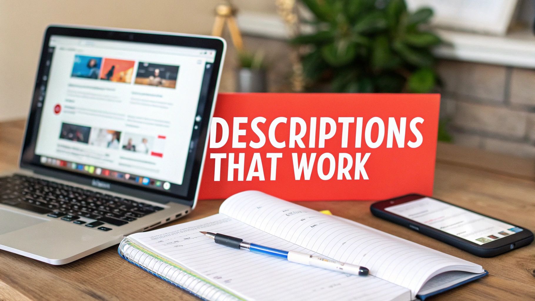 Illustration for YouTube Channel Descriptions That Actually Work