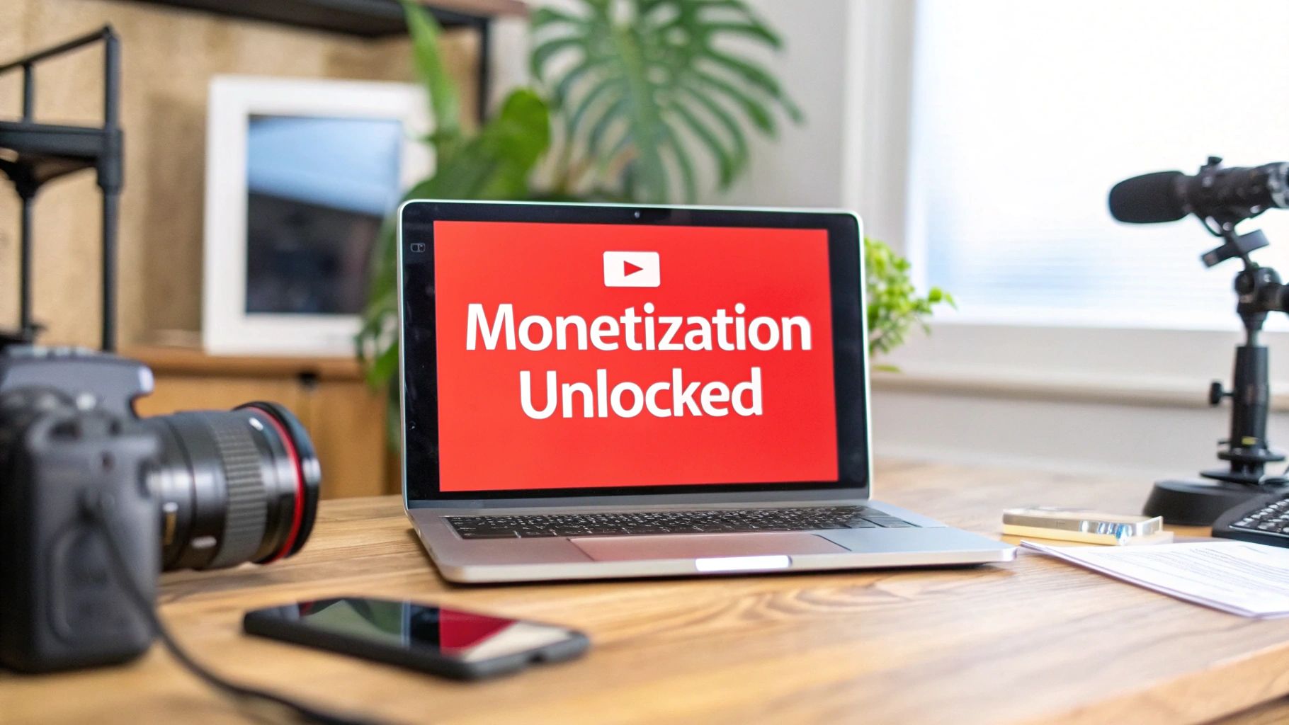 Illustration for YouTube Channel Monetization Unlocked