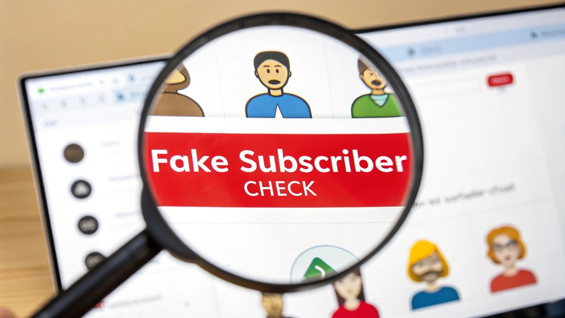 Illustration for Shield Your Channel: youtube fake subscriber check Demystified