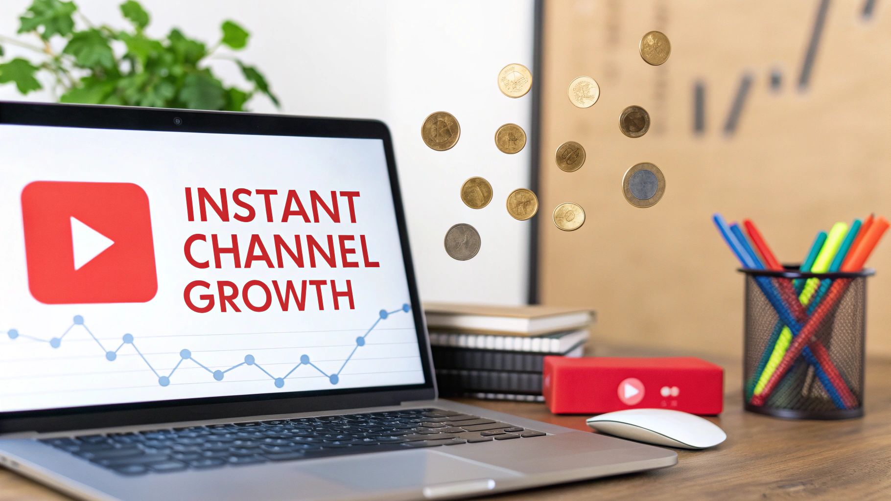 Illustration for YouTube Monetization Service A Guide to Accelerating Your Channel Growth