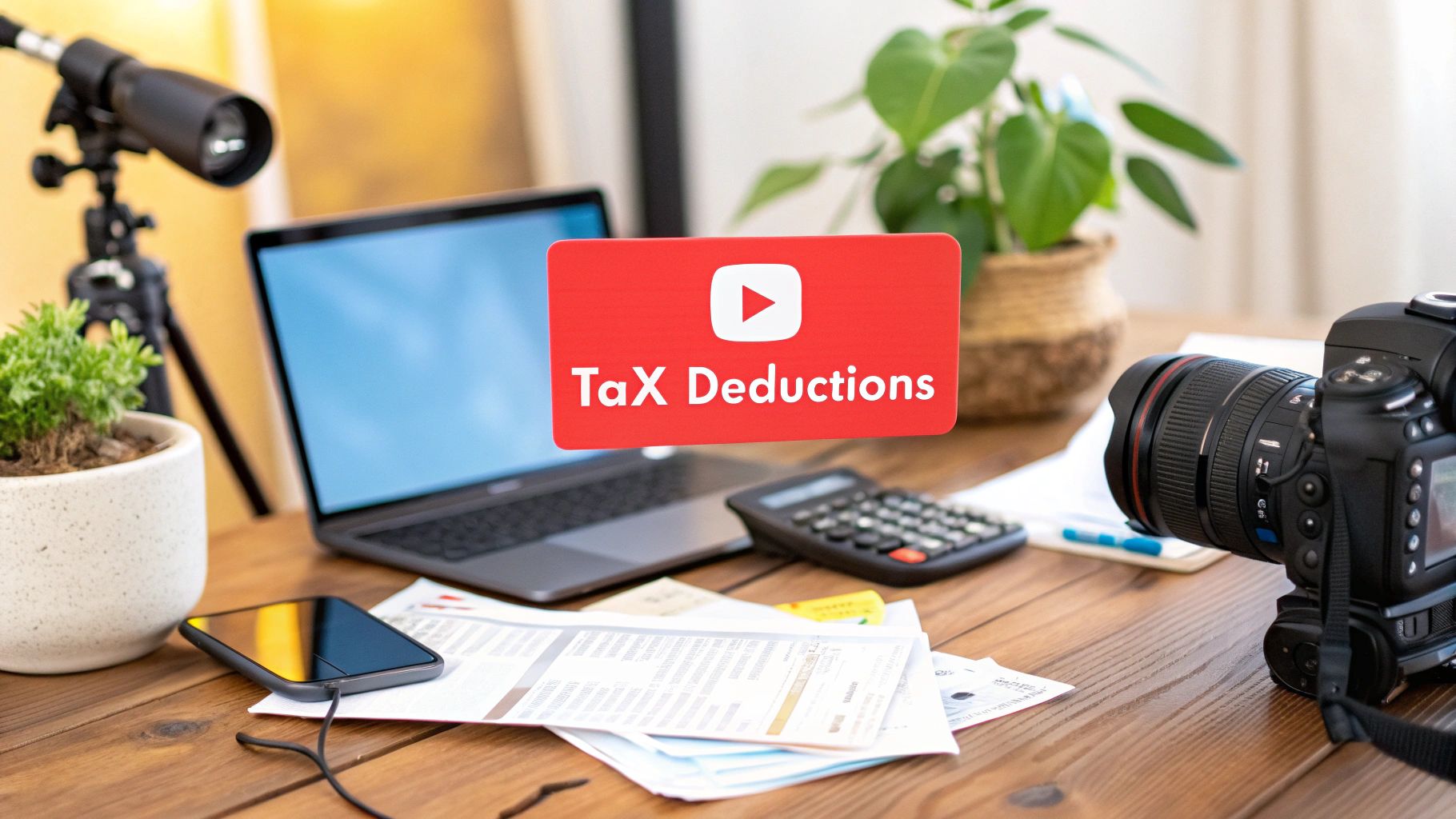 Illustration for YouTube Tax Deductions: Maximize Your Savings Today